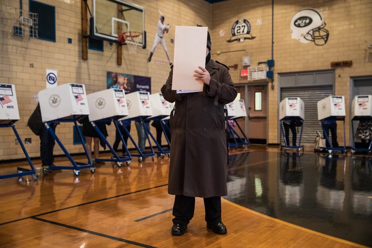 Voting in Brooklyn